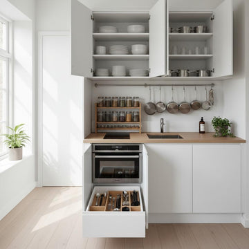 How to Organize a Small Kitchen: 15 Space-Saving Ideas