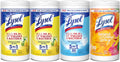Disinfecting wipes for approved bathroom hard surfaces