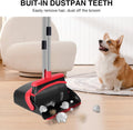 Broom and dustpan set for everyday household floor cleaning