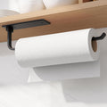 Self-adhesive paper towel holder for convenient kitchen roll storage