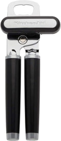 Black multifunction can opener as an everyday kitchen utensil