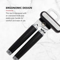 Classic can opener featuring comfortable ergonomic handles