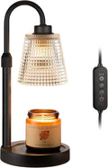 Candle warmer lamp featuring a convenient timer function