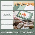 Set of three kitchen cutting boards labeled dishwasher-safe