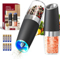 Electric pepper grinder with built-in LED light for seasoning food