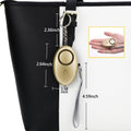 Portable emergency alarm keychain for everyday carrying
