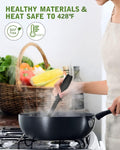 Multi-blade kitchen tool for breaking up ground beef while cooking