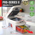 Interchangeable cutting attachments for slicing and dicing vegetables