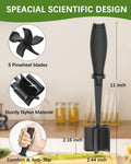 Meat masher with long handle and comfortable grip
