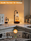 Modern candle warmer lamp styled as an indoor home decor accent