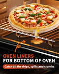 Oven liner mats for helping catch drips during baking and roasting